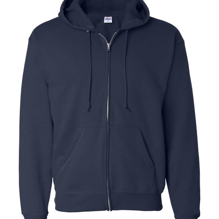 Hanes Unisex EcoSmart® Full‑Zip Hooded Sweatshirt – P180