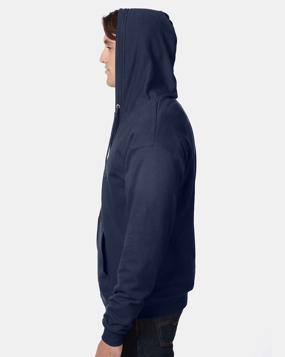 Hanes Unisex EcoSmart® Full‑Zip Hooded Sweatshirt – P180