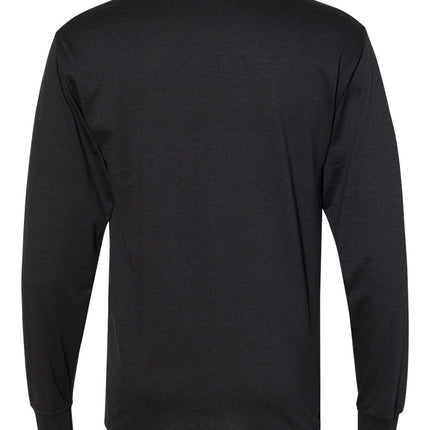 Hanes Unisex Workwear Long Sleeve Pocket T‑Shirt – W120