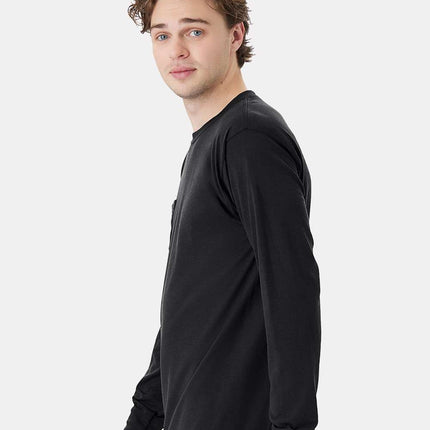 Hanes Unisex Workwear Long Sleeve Pocket T‑Shirt – W120