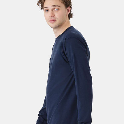 Hanes Unisex Workwear Long Sleeve Pocket T‑Shirt – W120
