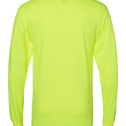 Hanes Unisex Workwear Long Sleeve Pocket T‑Shirt – W120