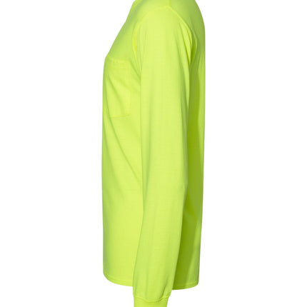 Hanes Unisex Workwear Long Sleeve Pocket T‑Shirt – W120