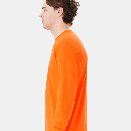Hanes Unisex Workwear Long Sleeve Pocket T‑Shirt – W120