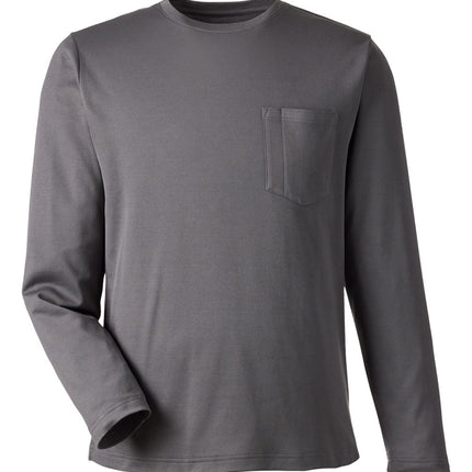 Harriton Unisex Charge Snag & Soil Protect Long Sleeve T‑Shirt – M118L