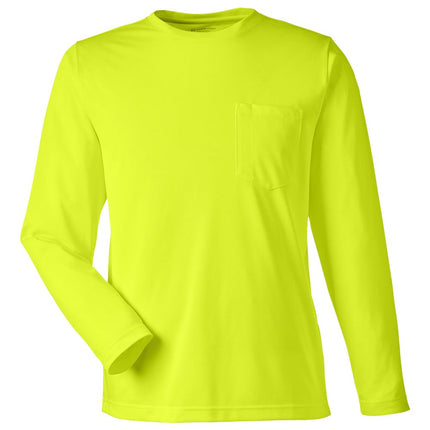 Harriton Unisex Charge Snag & Soil Protect Long Sleeve T‑Shirt – M118L