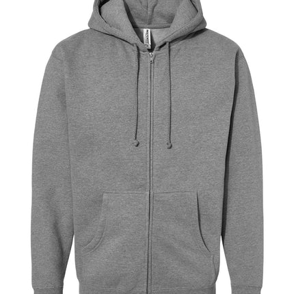 Independent Trading Co. Unisex Heavyweight Full‑Zip Hooded Sweatshirt – IND4000Z