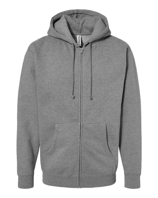 Independent Trading Co. Unisex Heavyweight Full‑Zip Hooded Sweatshirt – IND4000Z