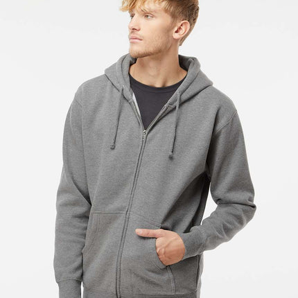 Independent Trading Co. Unisex Heavyweight Full‑Zip Hooded Sweatshirt – IND4000Z
