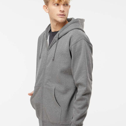 Independent Trading Co. Unisex Heavyweight Full‑Zip Hooded Sweatshirt – IND4000Z