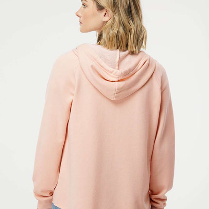 Independent Trading Co. Women’s California Wave Wash Full‑Zip Hoodie – PRM2500Z