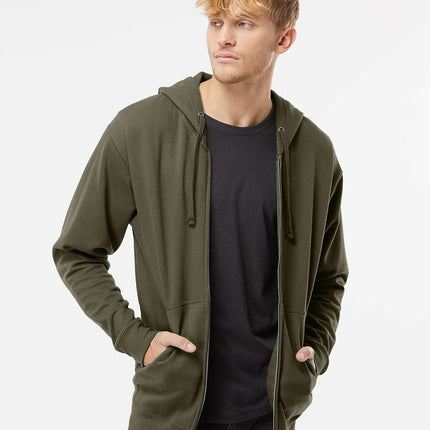 Independent Trading Co. Unisex Midweight Full‑Zip Hooded Sweatshirt – SS4500Z