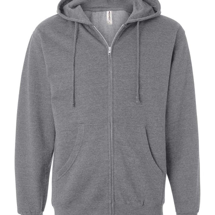 Independent Trading Co. Unisex Midweight Full‑Zip Hooded Sweatshirt – SS4500Z