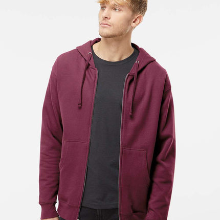 Independent Trading Co. Unisex Midweight Full‑Zip Hooded Sweatshirt – SS4500Z
