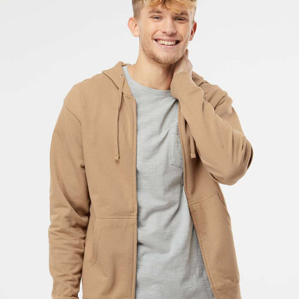 Independent Trading Co. Unisex Midweight Full‑Zip Hooded Sweatshirt – SS4500Z