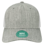 Melange Grey/ White