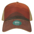 Mt Sunset/ Maroon/ Khaki