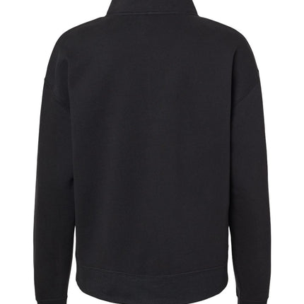 MV Sport Women’s Sueded Fleece Quarter‑Zip Sweatshirt – W22713