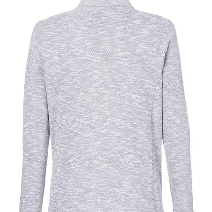 North End Women’s Eclipse Jacquard Quarter‑Zip Pullover – NE415W