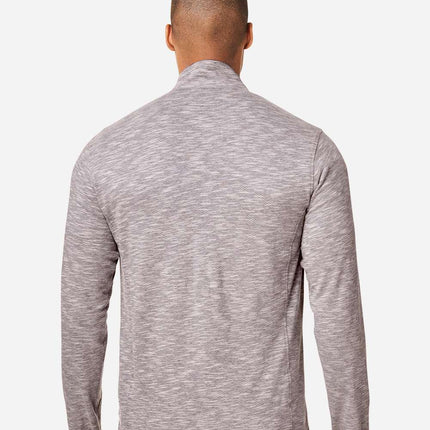 North End Men’s Eclipse Jacquard Quarter‑Zip Pullover – NE415