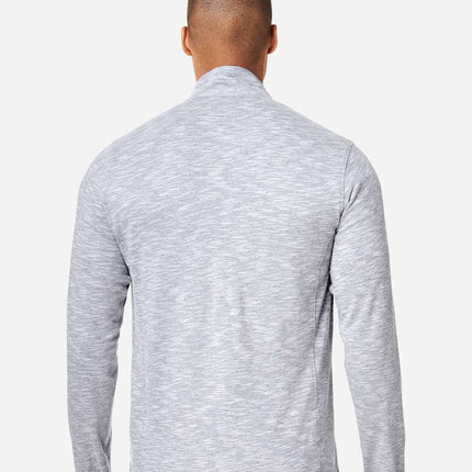 North End Men’s Eclipse Jacquard Quarter‑Zip Pullover – NE415