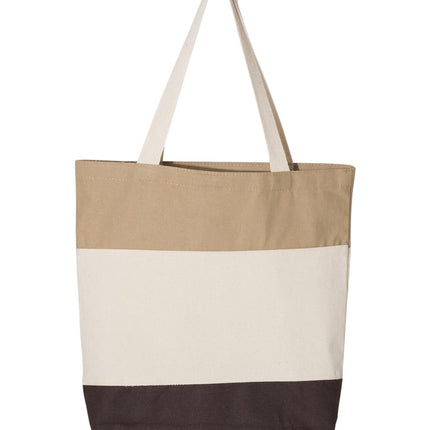 Q‑Tees 11L Tri‑Color Tote – Q125900