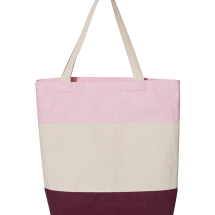 Q‑Tees 11L Tri‑Color Tote – Q125900