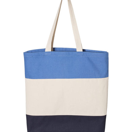 Q‑Tees 11L Tri‑Color Tote – Q125900