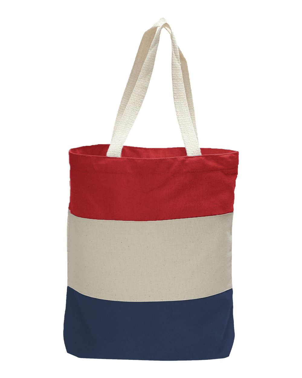 Q‑Tees 11L Tri‑Color Tote – Q125900