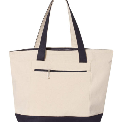 Q‑Tees 19L Zippered Tote – Q1300