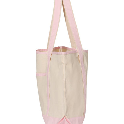 Q‑Tees 34.6L Large Canvas Deluxe Tote – Q1500