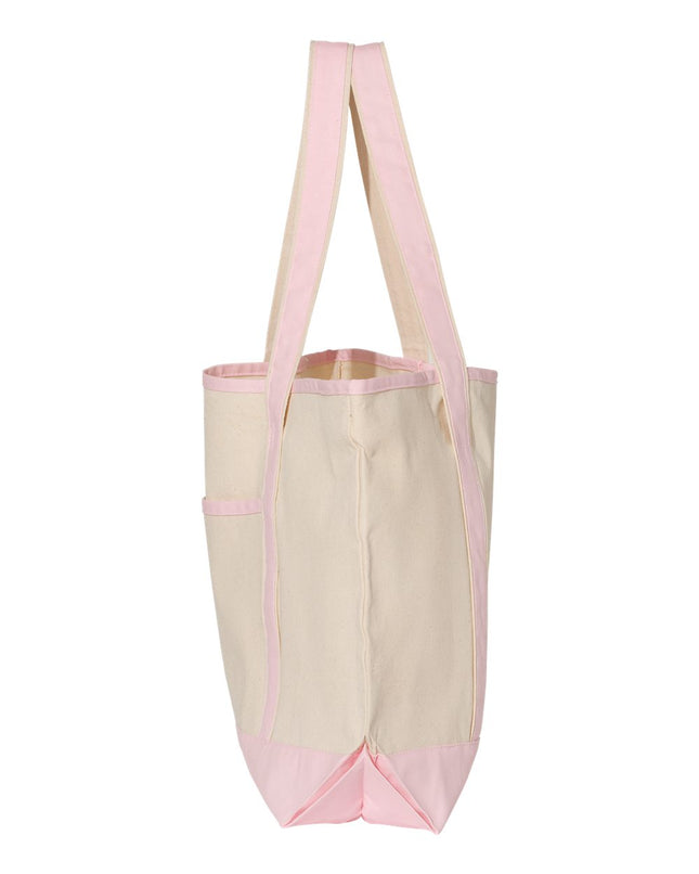Q‑Tees 34.6L Large Canvas Deluxe Tote – Q1500
