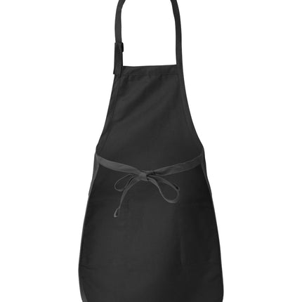 Q‑Tees Full‑Length Apron with Pockets – Q4350