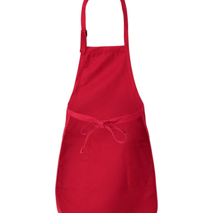 Q‑Tees Full‑Length Apron with Pockets – Q4350