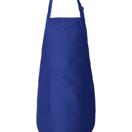 Q‑Tees Full‑Length Apron with Pockets – Q4350