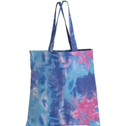 Q‑Tees Tie‑Dyed Canvas Bag – TD800