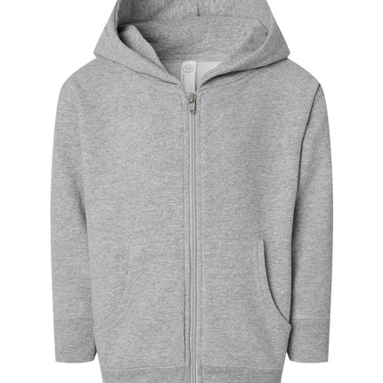 Rabbit Skins Toddler Full‑Zip Fleece Hoodie Sweatshirt – 3346