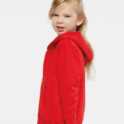 Rabbit Skins Toddler Full‑Zip Fleece Hoodie Sweatshirt – 3346