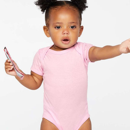 Rabbit Skins – Infant Baby Rib Bodysuit – 4400