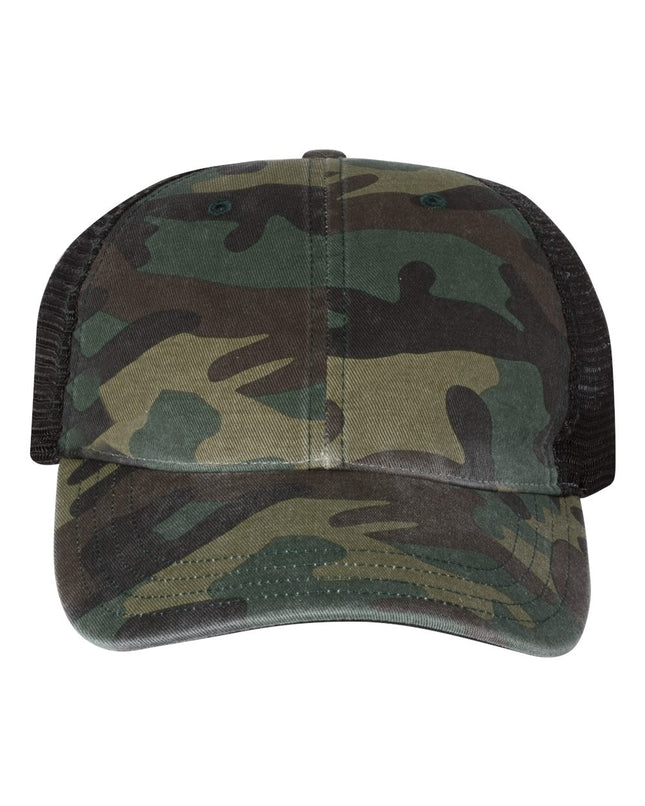 Richardson Garment Washed Printed Trucker Cap – 111P