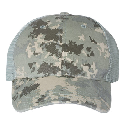 Richardson Garment Washed Printed Trucker Cap – 111P
