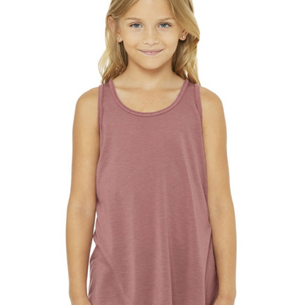 BELLA + CANVAS Youth Flowy Racerback Tank