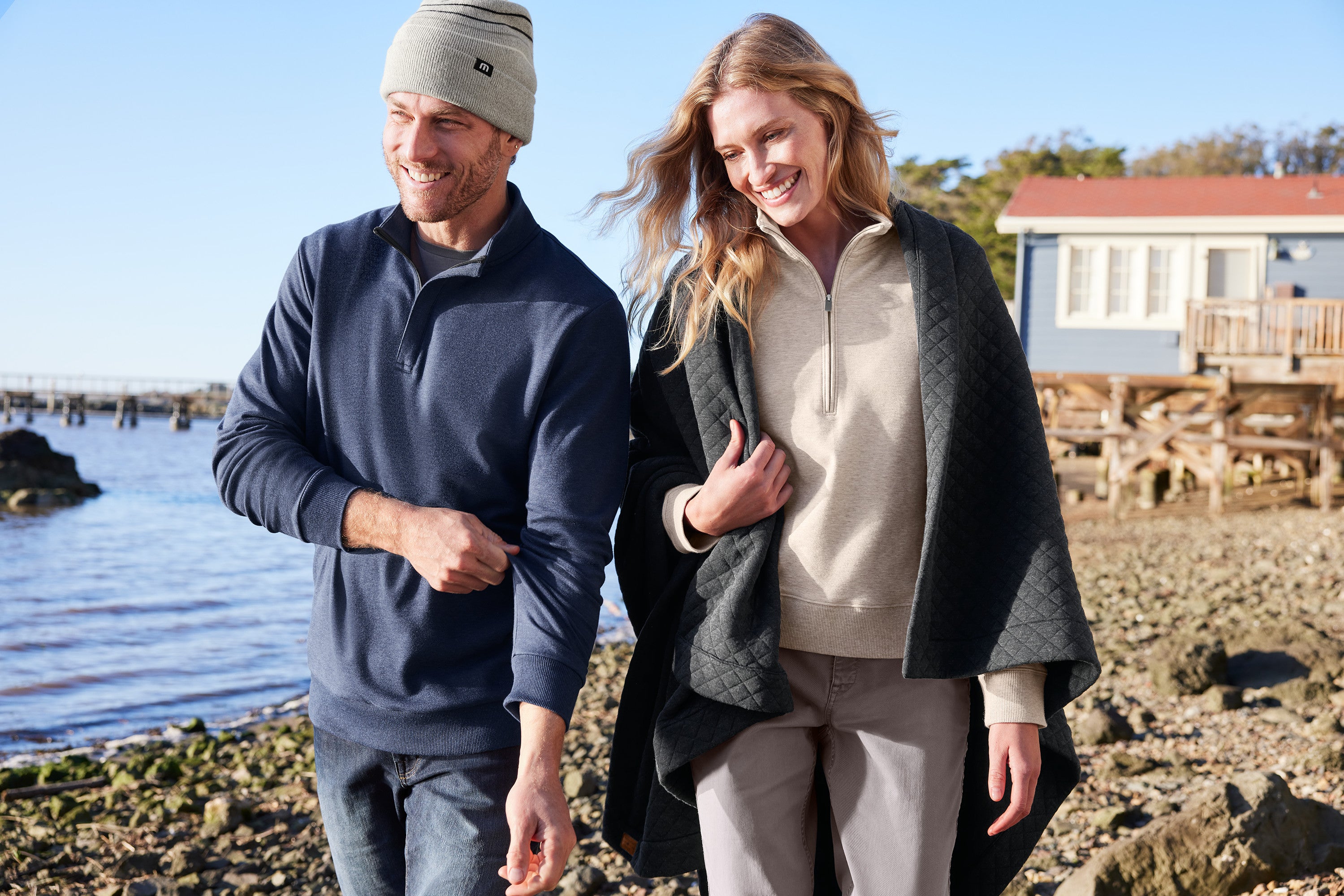 TravisMathew Ocean Villa 1/4‑Zip – TMA41421