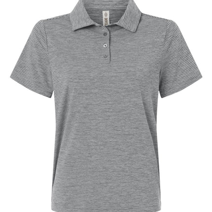 Team 365 Women’s Relay Heathered Stripe Polo – TT125W