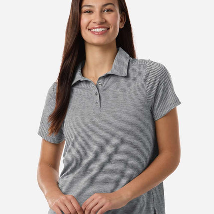 Team 365 Women’s Relay Heathered Stripe Polo – TT125W