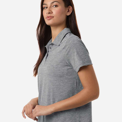 Team 365 Women’s Relay Heathered Stripe Polo – TT125W