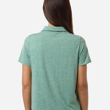 Team 365 Women’s Relay Heathered Stripe Polo – TT125W