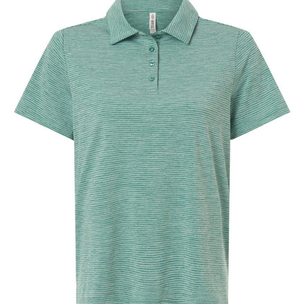 Team 365 Women’s Relay Heathered Stripe Polo – TT125W