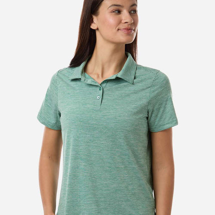 Team 365 Women’s Relay Heathered Stripe Polo – TT125W