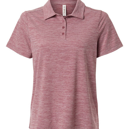 Team 365 Women’s Relay Heathered Stripe Polo – TT125W